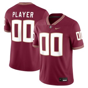 Custom FSU College Football Stitched Men #00 Jerseys - Garnet 518757-599