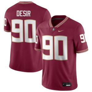 Darryll Desir FSU College Football Limited Men #90 Jerseys - Garnet 614508-620
