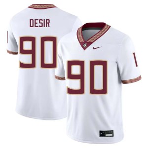 Darryll Desir Seminoles College Football Alumni #90 Men Jerseys - White 330988-249