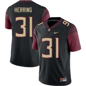 Elijah Herring Noles Mens College Football Replica #31 Jersey - Black 595962-840