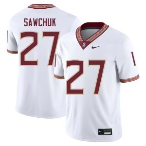 Gavin Sawchuk Florida State Player College Football #27 Men's Jerseys - White 333024-752