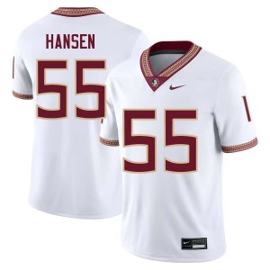 Gunnar Hansen Noles College Football Men Limited #55 Jersey - White 646508-733