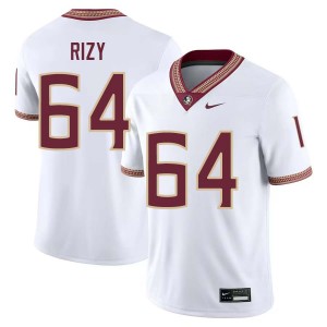 Jacob Rizy FSU #64 College Football Official Men Jersey - White 648492-283