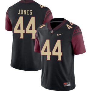 Jaden Jones Florida State Men's Official College Football #44 Jerseys - Black 827843-348