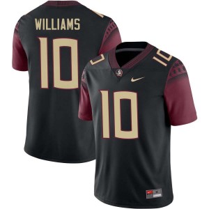 James Williams FSU Men's 2025 #10 College Football Jersey - Black 453082-273