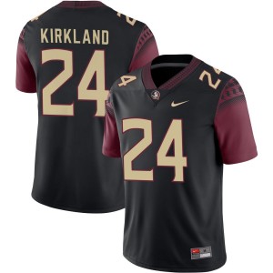 K.J. Kirkland Florida State College Football Men's Embroidery #24 Jersey - Black 772393-572