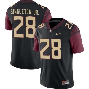 Samuel Singleton Jr. FSU Game College Football Mens #28 Jersey - Black 377229-175
