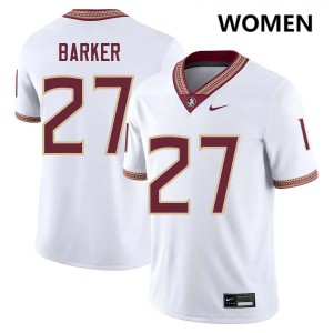 Ashlynd Barker FSU #27 Game Women College Football Jersey - White 487223-445
