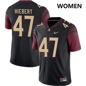 Donny Hiebert FSU College Football #47 Alumni Women's Jersey - Black 128477-974