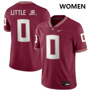 Earl Little Jr. FSU Womens College Football #0 Alumni Jersey - Garnet 624950-905