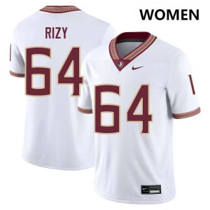 Jacob Rizy FSU Women #64 Replica College Football Jersey - White 184044-190