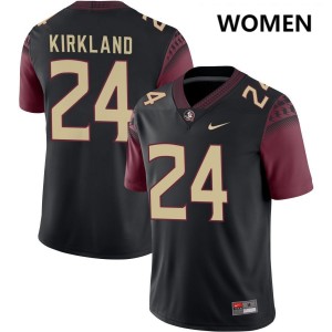 K.J. Kirkland FSU Womens College Football #24 Player Jersey - Black 653312-762