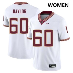 Peyton Naylor Florida State Seminoles College Football Alumni #60 Womens Jersey - White 880502-730