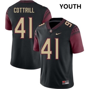 AJ Cottrill Florida State College Football Replica #41 Youth Jerseys - Black 849748-749