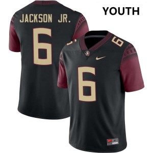 Darrell Jackson Jr. Florida State #6 Limited Youth College Football Jerseys - Black 865738-939