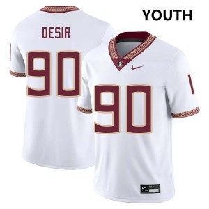 Darryll Desir Florida State Seminoles Limited Youth #90 College Football Jersey - White 411899-510