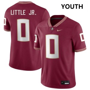 Earl Little Jr. FSU College Football Youth Official #0 Jersey - Garnet 926552-987